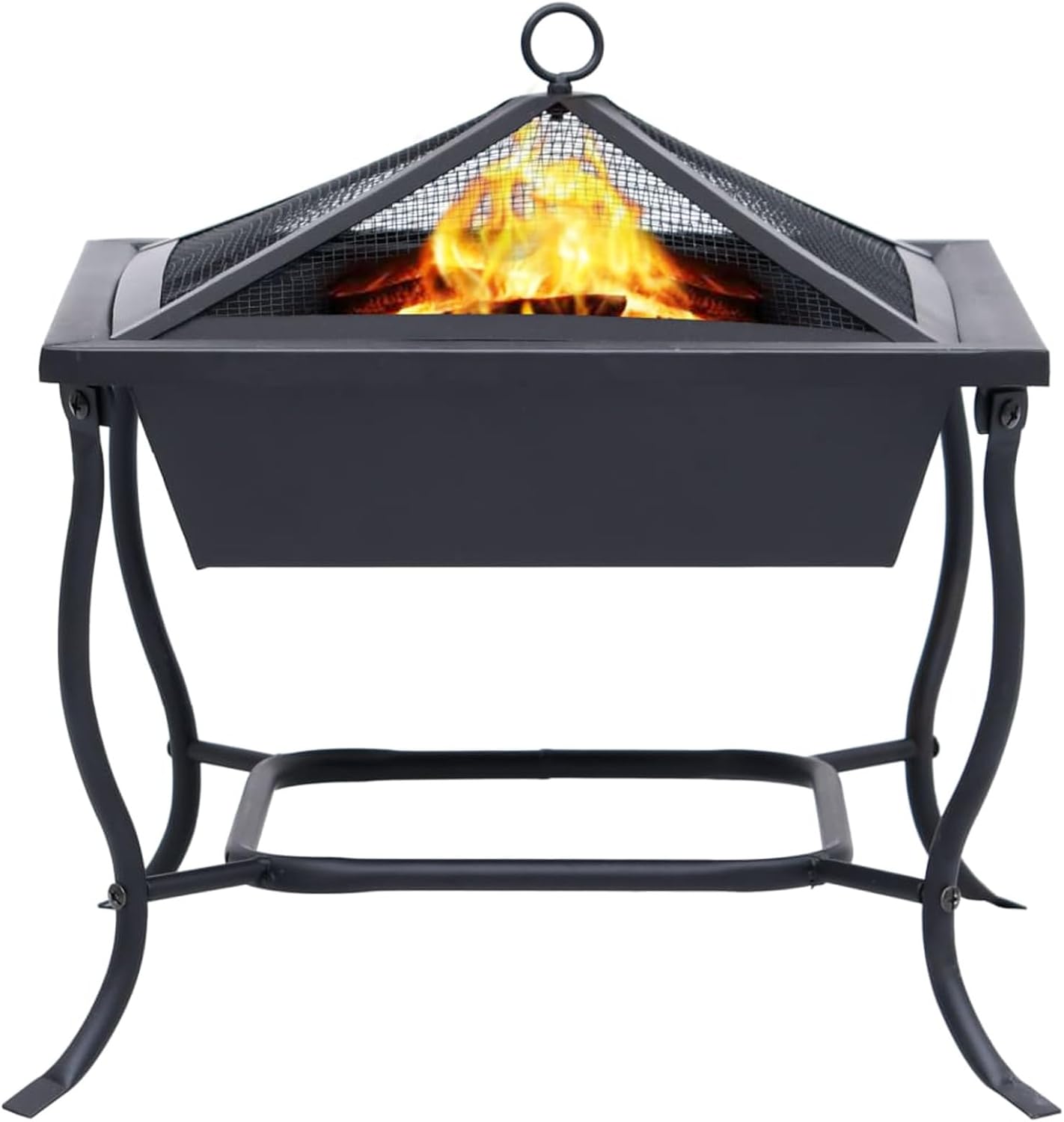 Fire Pits & Outdoor Fireplaces Fire Pit Black 16.5