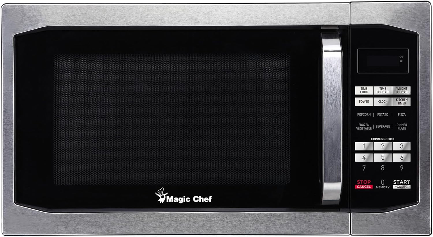 1.6 cu. ft. Countertop Microwave with Stainless Door