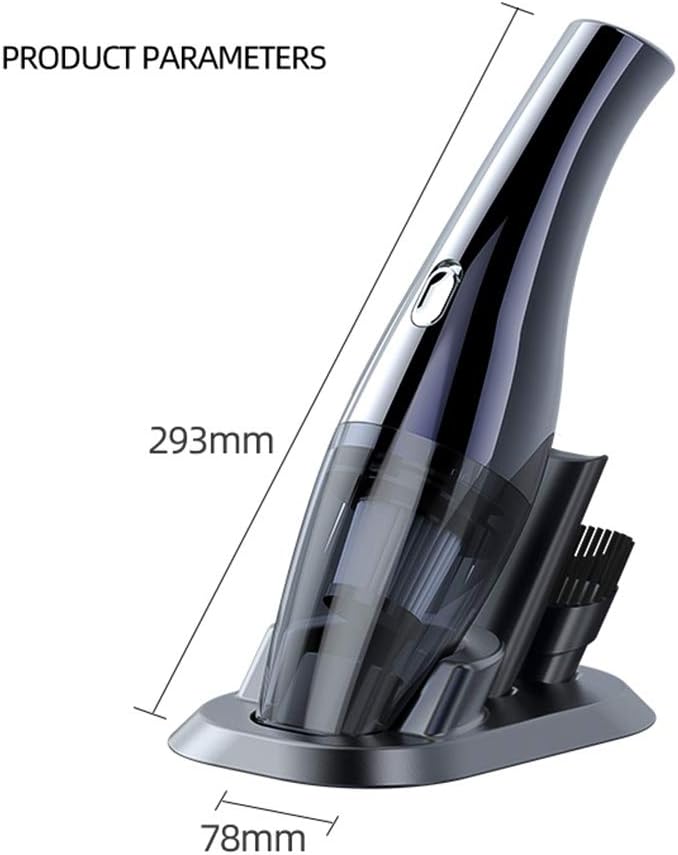 Handheld Vacuum Cleaner Cordless, 6000Pa Powerful Suction Hand Vacuum Cleaner with HEPA Filter, Handheld Car Vacuum Portable Rechargeable for Car, Home and Office,Basic