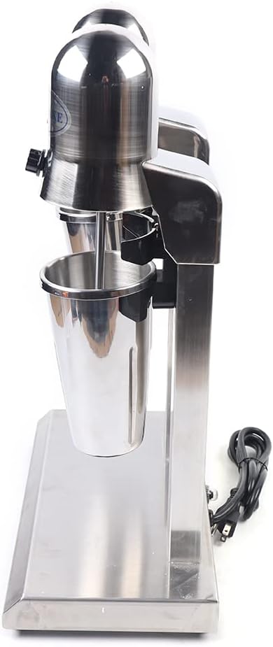 Double Head Electric Milkshake Maker Machine Stainless Steel Drink Mixer Smoothie Blender Commercial Milk Shake Maker 14000r/min Malt Mixer Milk Tea Shaker,560W (2 Head)