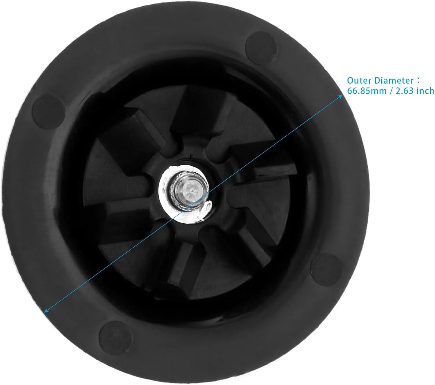 2pcs/set Blender Cutter Blade with Rubber Gasket Fits for Hamilton Beach 911993900, 990035700,901,908 Kitchen Blender Parts