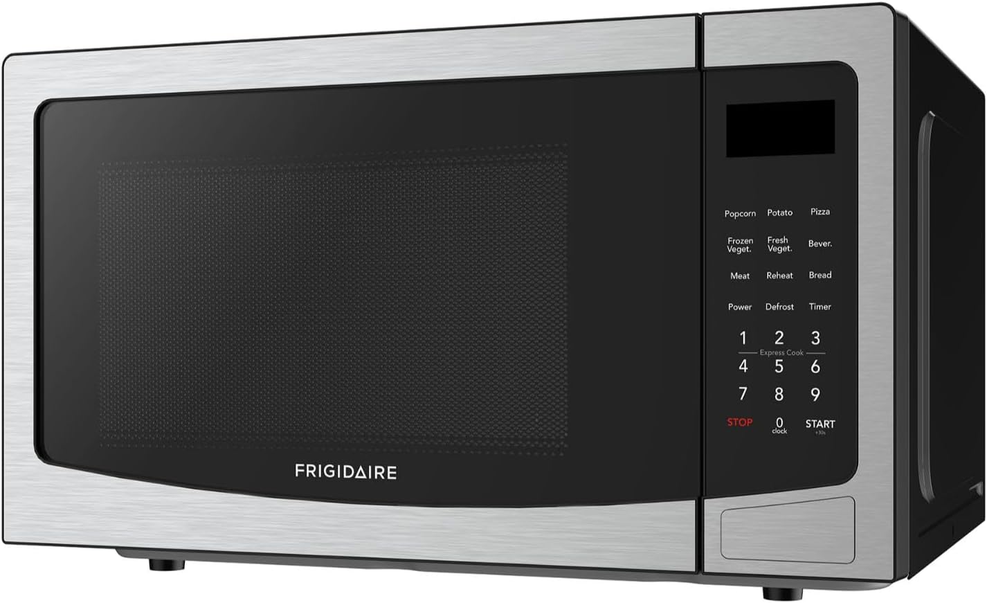 FRIGIDAIRE 1.1 Cu Ft Stainless Steel Countertop Microwave Oven, Multi Function, Programmable, 1000W, residential kitchen, Stainless