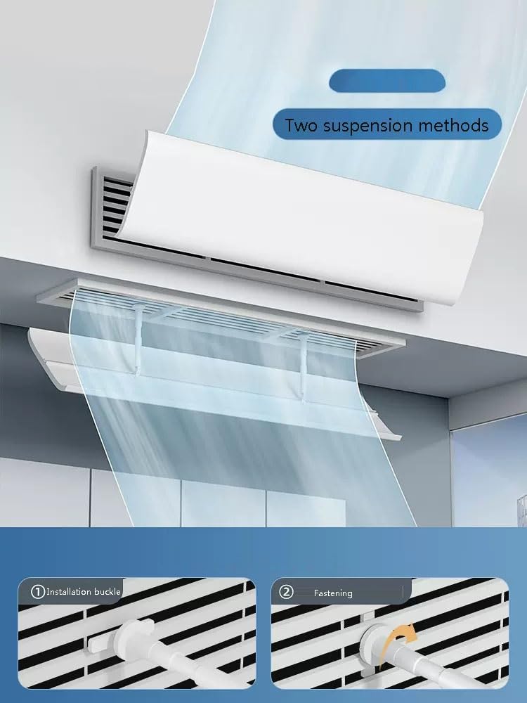 Anti-cold Water Condensation Central Air Conditioning Wind Shield, Suitable for Most Air Conditioners, Anti Direct Blowing