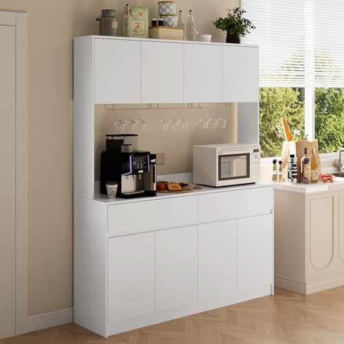 Kitchen Hutch Storage Cabinet, 63