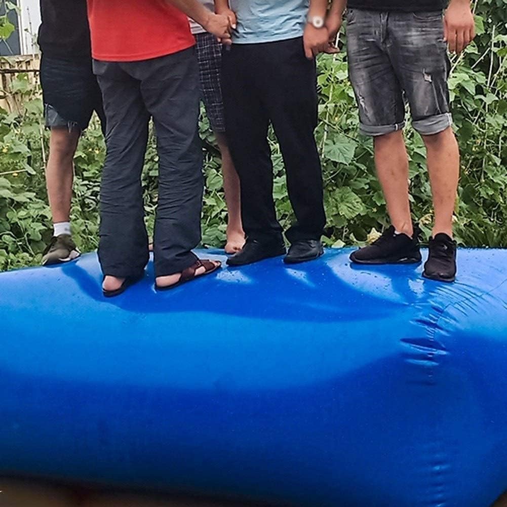 Water Carrier Container, High Capacity Space-Saving Water Bladder, for Construction Site Fire Fighting Agricultural XJJUN (Color : Blue, Size : 2x2x1m)