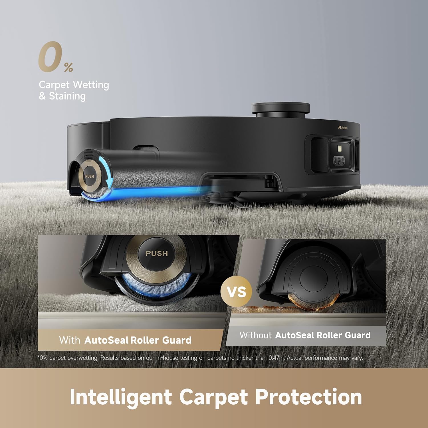 DREAME Aqua10 Roller Robot Vacuum & Roller Mop*1