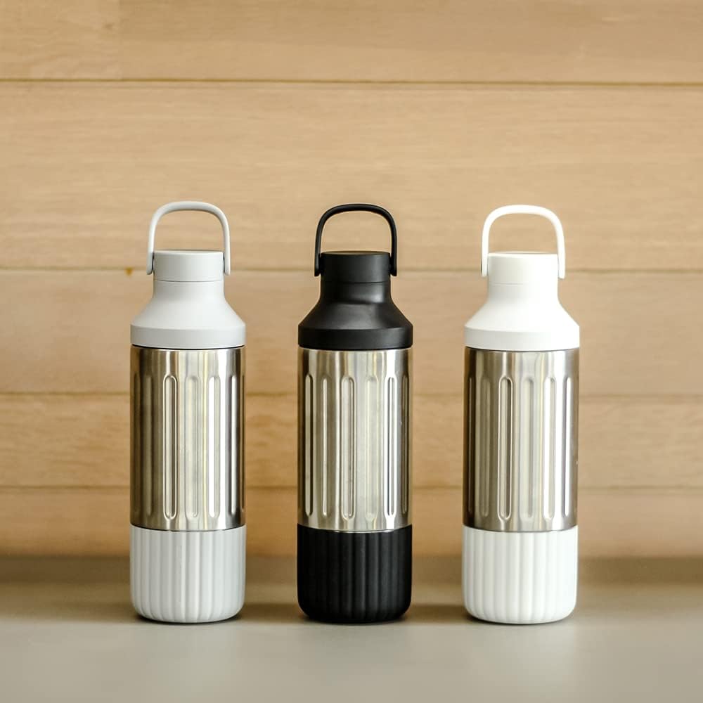 The Beast Mini Blender (Mist) + Stainless Bottle Bundle (Black) | 600W Mini Countertop Kitchen Blender | Blend Smoothies and Shakes, Dressings, Sauces, Dips