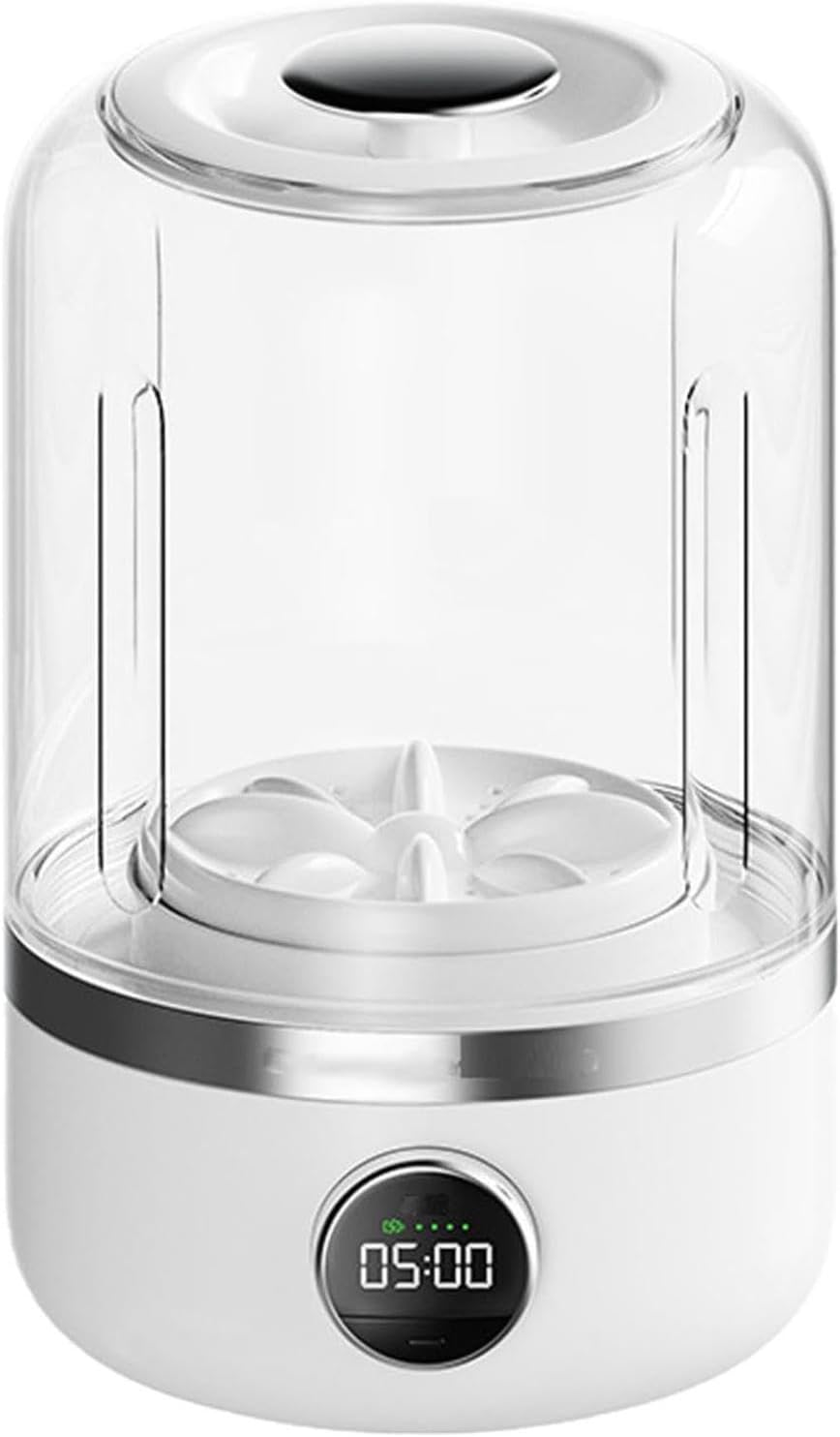 Cordless Mini Washing Machines, Underwear Washing Machine, Portable Rechargeable Silent Washer for Baby Clothes Socks Underwears, Mini Laundry Machine for Apartment Dorm Camping Travel