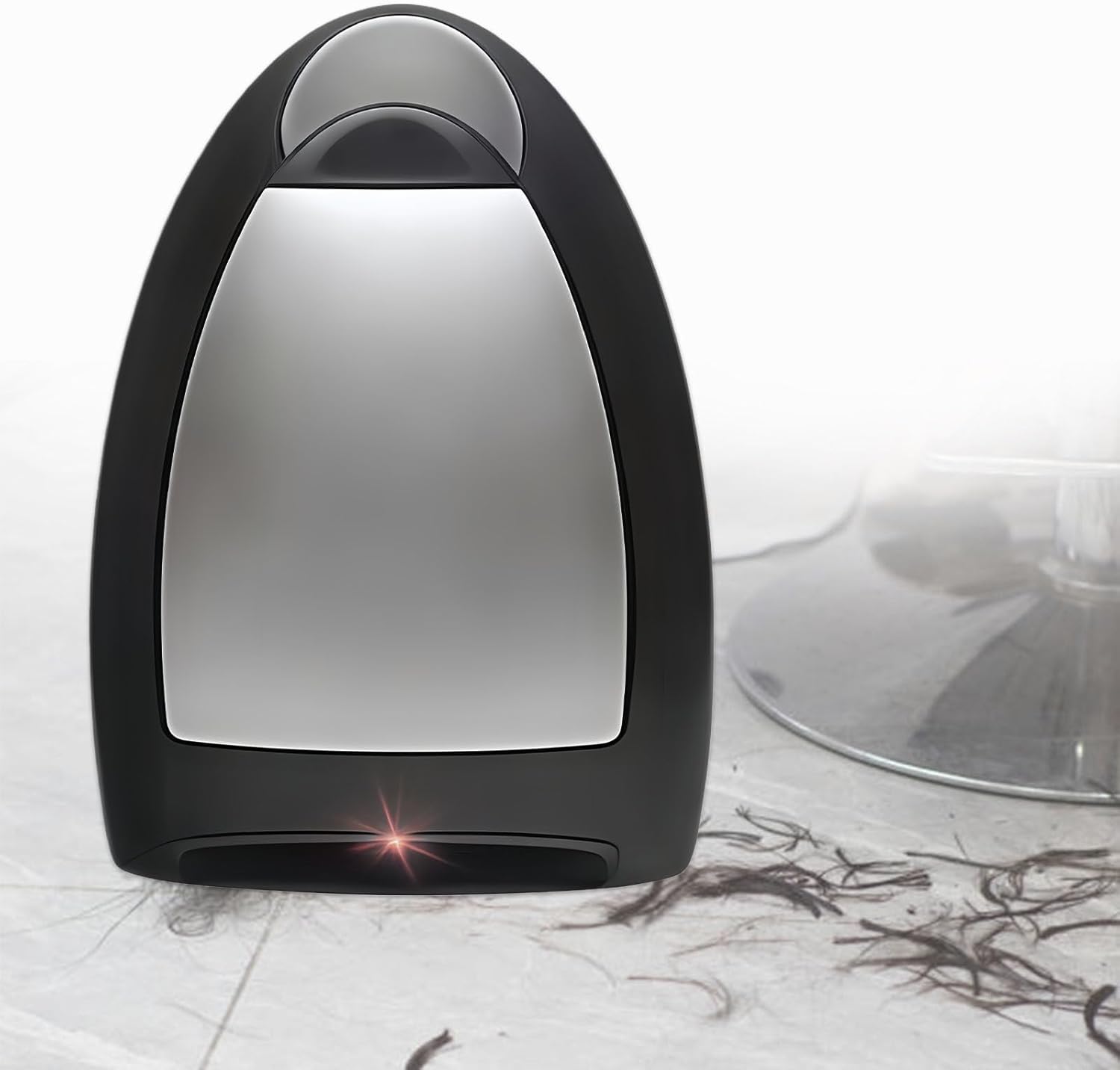 Touchless Vacuum Cleaner, 1000w Hair Salon Canister with 3.6l Dust Box, Automatic Sensors, Corded Electric for Hair Salon and Pet Grooming Cleaning Black