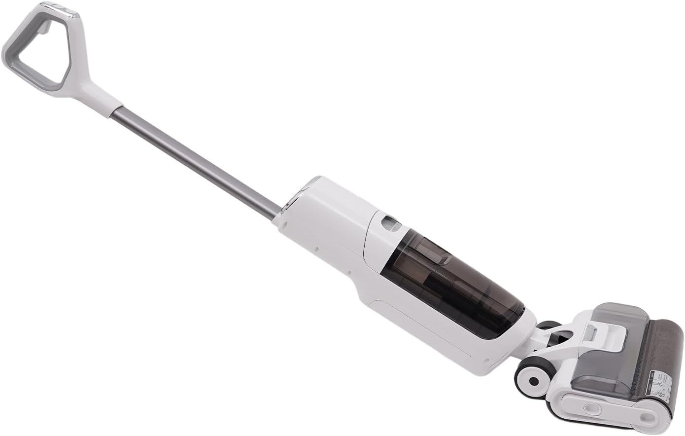 Wet Dry Vacuum Cleaner, Cordless Vacuum Mop All in One, Smart Floor Cleaner for Hard Floor, One-Step Edge to Edge Cleaning with Hot Air Drying, Large Dual Water Tank