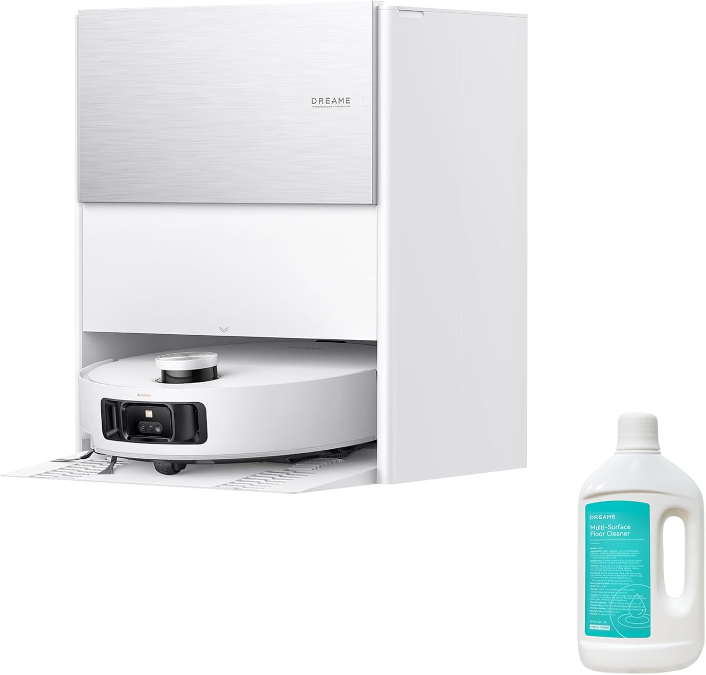 DREAME Aqua10 Roller Robot Vacuum & Floor Cleaning Solution (33.81 Fl Oz)