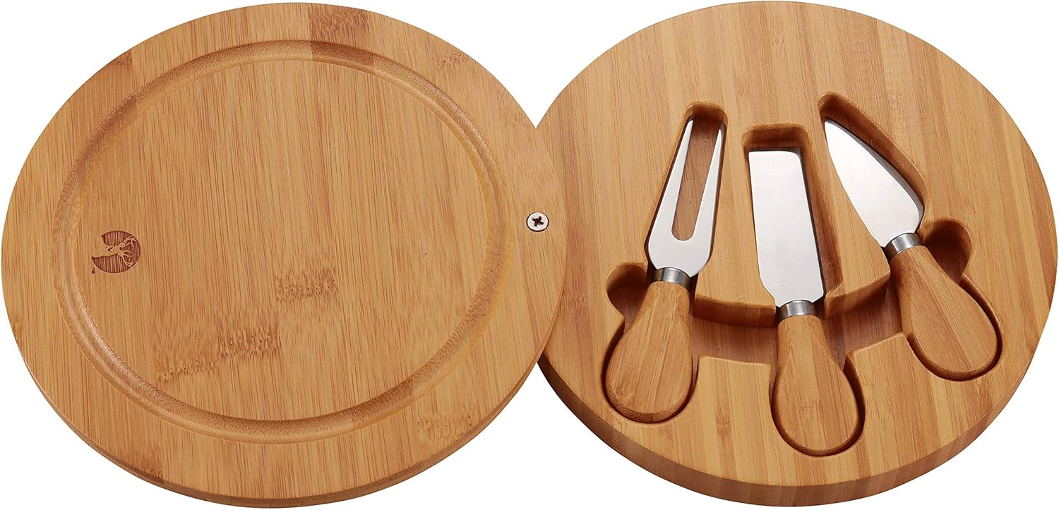 Captain Stagg (CAPTAIN STAG) Cheese Board Set Cutting Board Cutting Board Cheese Cut Cheese Knife Set of Three TAKE-Ware UP-2599