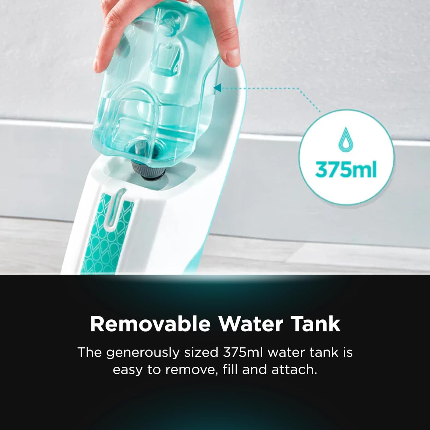 Shark Steam Mop Hard Floor Cleaner for Cleaning and Sanitizing with XL Removable Water Tank and 18-Foot Power Cord (S1000A),White