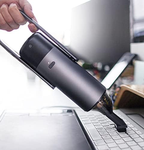 Handheld Vacuum Cordless, Car Vacuum Cordless, Portable Mini Vacuum Cleaner, Rechargeable, Very Suitable for Pet Hair, Sofa, Car and Any Corner, Black