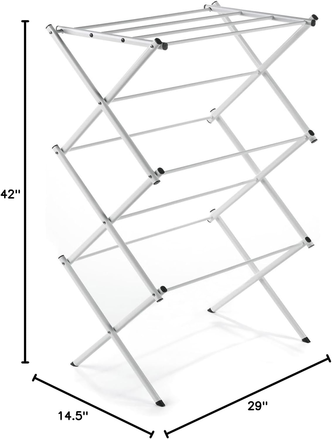 Polder 8311-90 Freestanding Accordion Clothes Drying Rack, 29