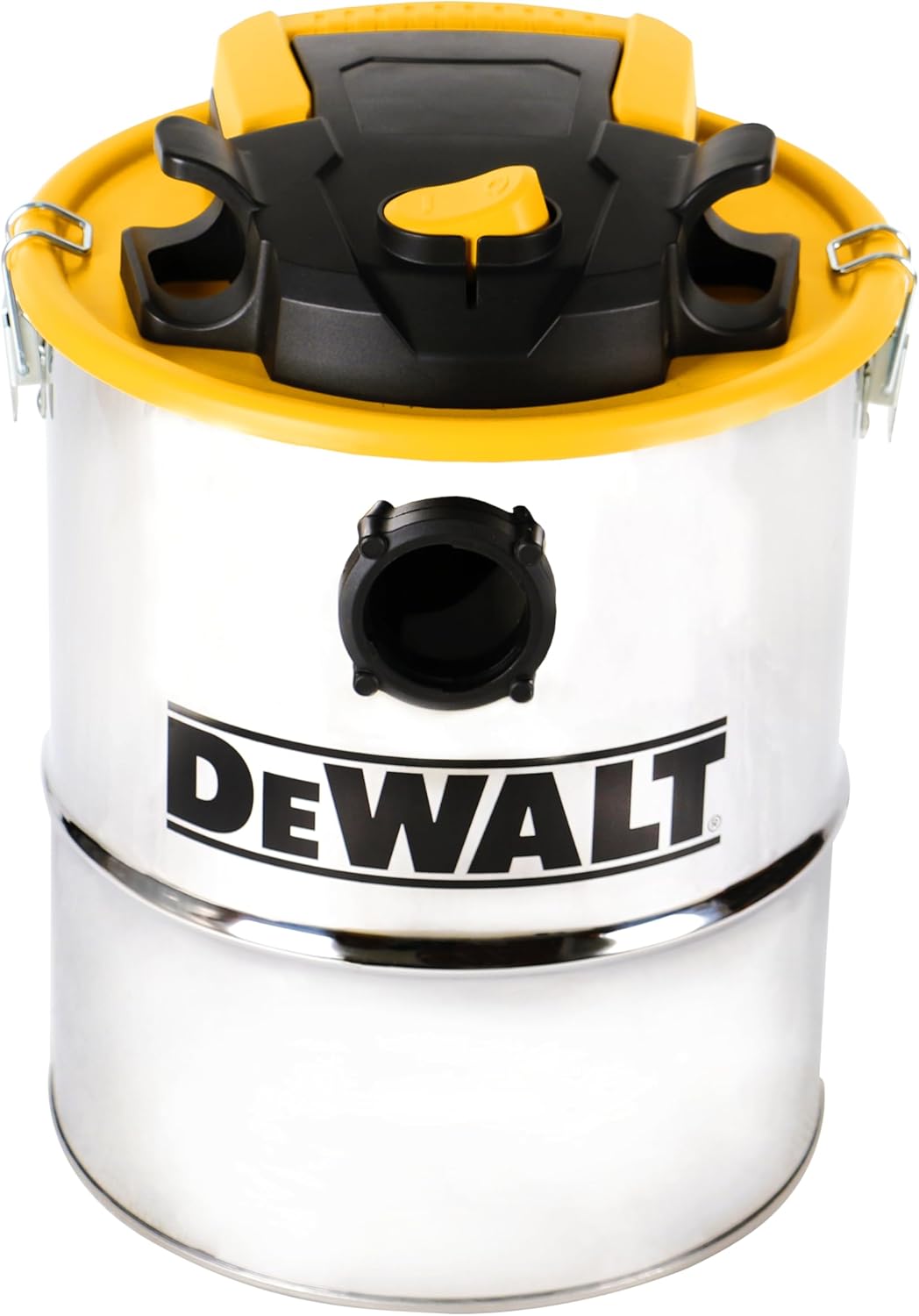 DEWALT Ash Vacuum DXV04A, 4 Gallon Metal Canister, 4 HP Powerful Motor, Strong Suction, and Efficient Filtration Safe Ash Vacuum for Pellet Stoves, Fireplaces, and BBQ Grills