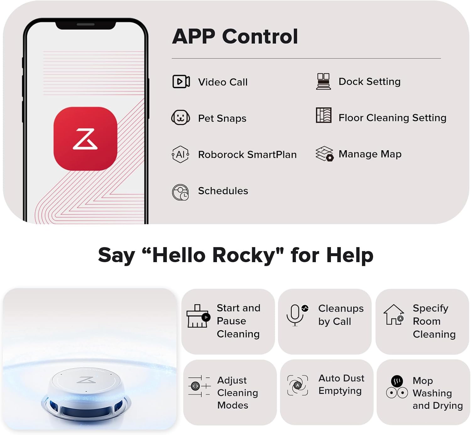 roborock Qrevo Curv Robot Vacuum and Mop, 18,500Pa Suction, Zero-Tangling, AdaptiLift Chassis, FlexiArm Technology, Hot Water Mop Washing & Dock Self Cleaning, Al Obstacle Recognition