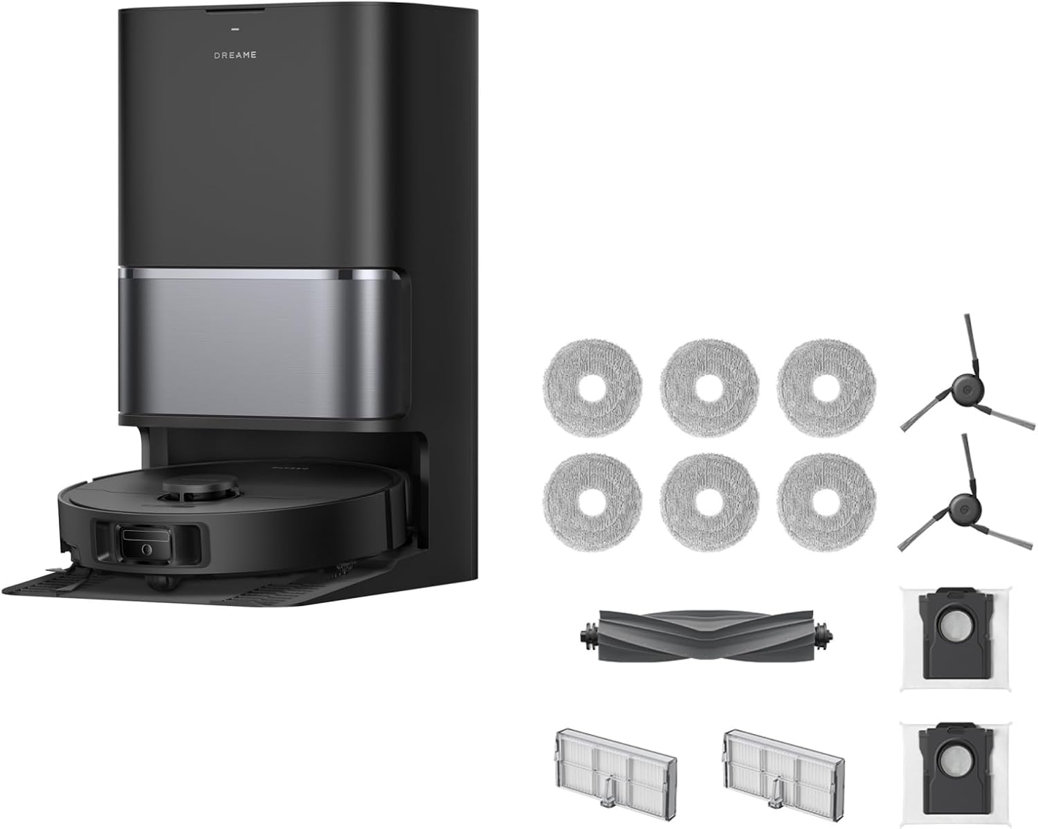 DREAME L40 Ultra Gen 2 Robot Vacuum Cleaner (Black) and Accessories Kit