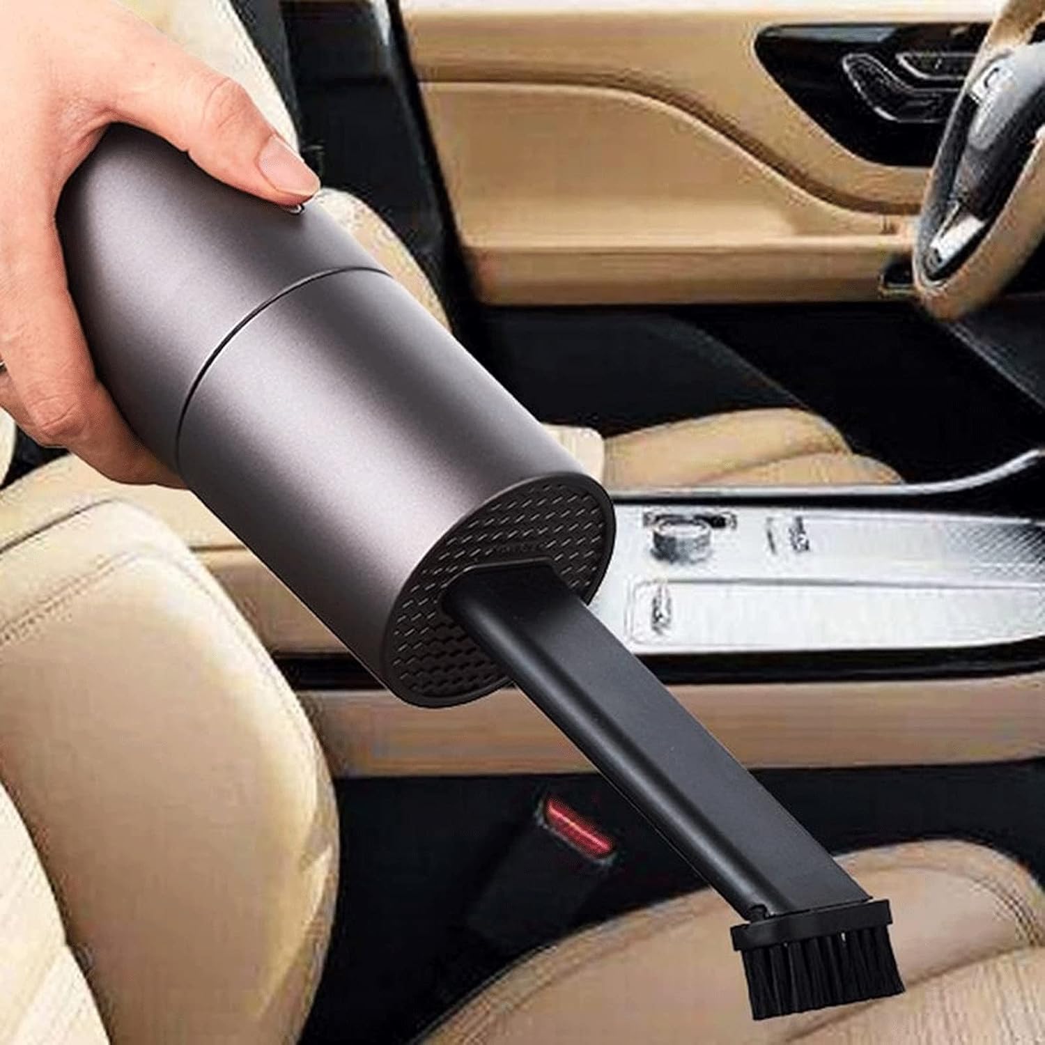 Vacuum Cleaner Portable Car Vacuum Cleaner Handheld USB Vacuum Cleaner (Color : White)