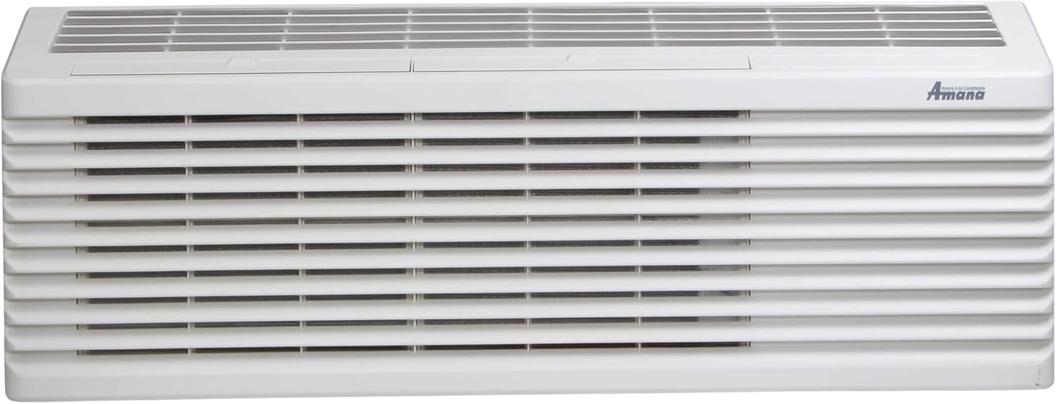 AMANA J-Series PTAC 16,400 BTU Air Conditioner with 3.5 kW Heater, 20 Amp Plug - R32 - PTC173J35AXXX - A/C Unit Only