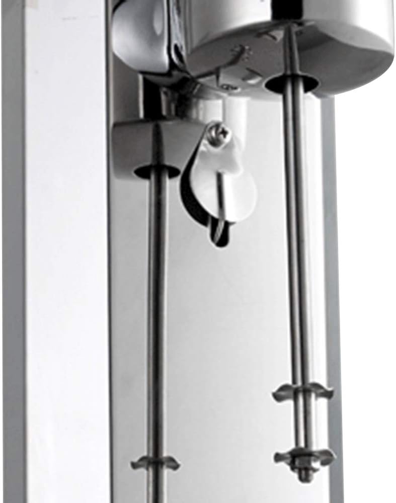 Milkshake Maker, Double Head Milk Shake Machines, 180W Commercial Milk Shake Maker 2-Speed Blender Electric Milkshake Makers Machine with 27.05 oz Stainless Steel Cups, 110V