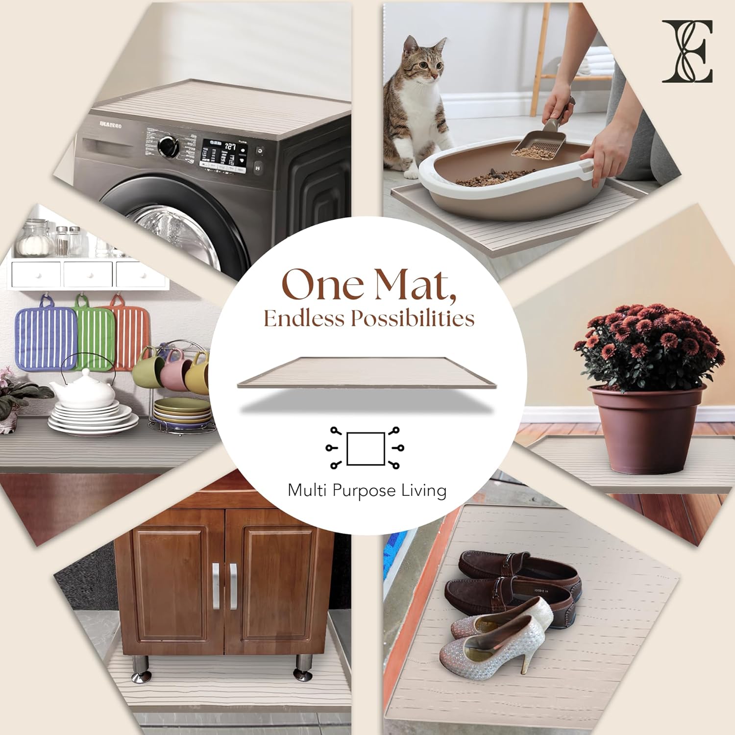 2 PC Washer and Dryer Top Cover Protectors 25