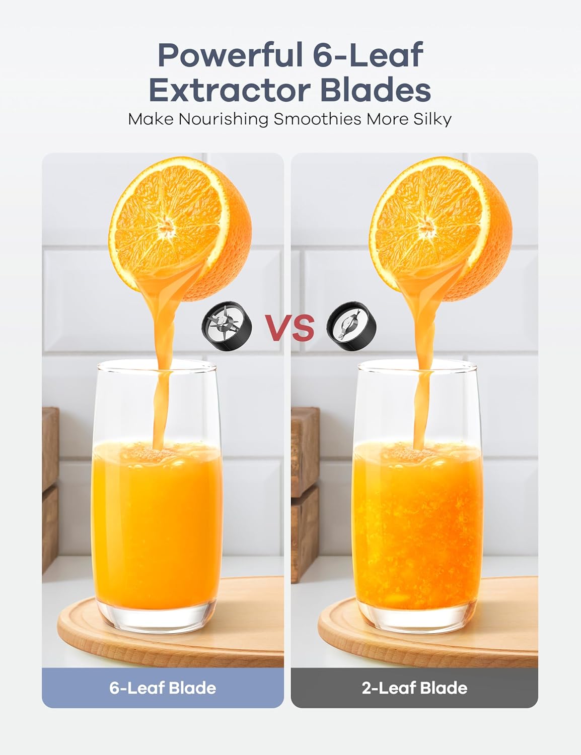 Ganiza Professional Smoothie Blender, Blenders for Smoothies with 1800 Peak Watts & 8 Auto Programs for Frozen Fruits & Ice, 64-oz Large Blender for Shakes and Smoothies, Nutritious Recipe