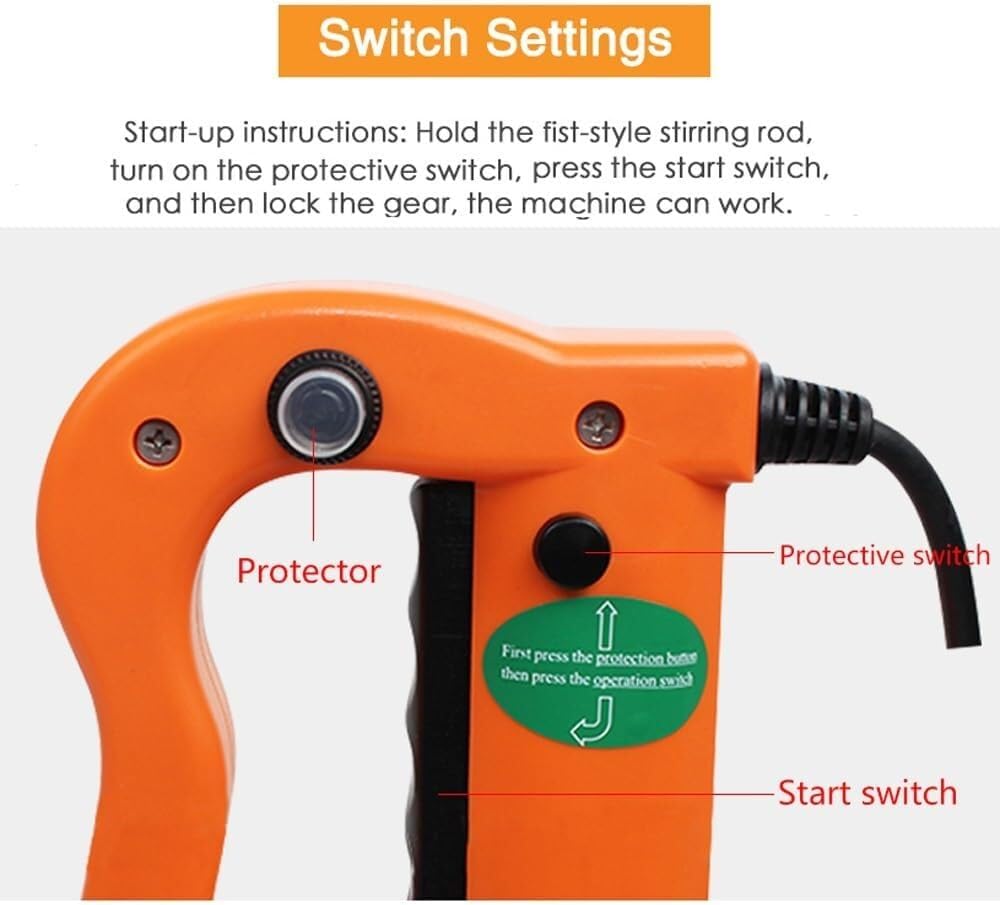 500W Heavy Duty Commercial Immersion Blender - Variable Speed Hand Stick Blender for Soup, Smoothie, Puree - 250mm/300mm Stick (300mm stirring rod)