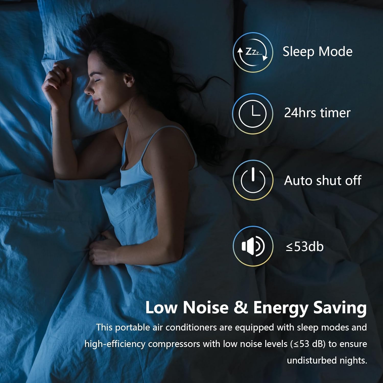 10,000 BTUs Portable Air Conditioner with Remote Control, Cools Up to 450 Sq. Ft, Floor AC Unit With Dehumidifier, Fan, Auto, Sleep Modes, Air Conditioner for Living Bed Room