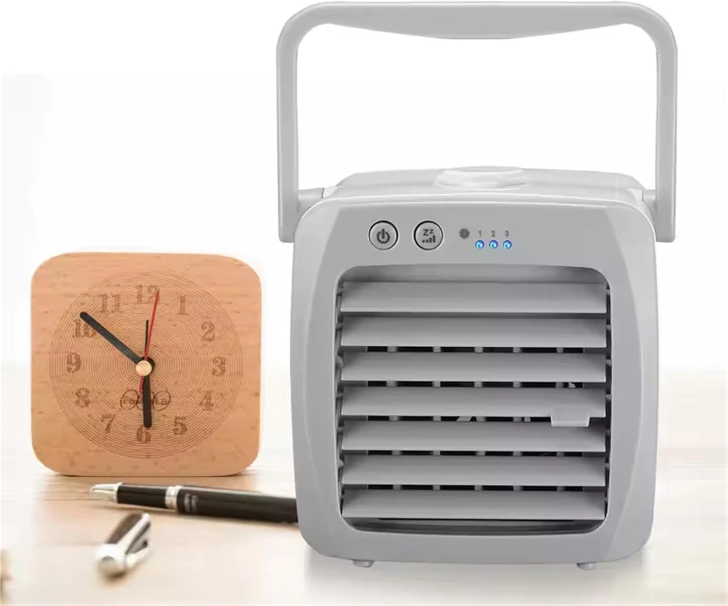 Portable. Mini Portable Air Conditioner Air Cooler Humidifier 3 Speed Quiet Desk Fan .Tabletop