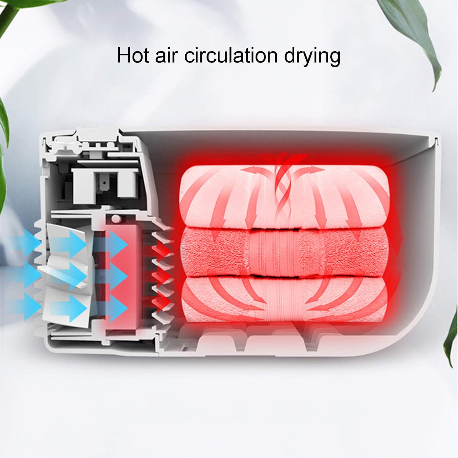 Compact Dryer, UV Ultraviolet Rays Electric Portable Clothes Dryer with Automatic Working Mode for Small Living Spaces, Apartment Houses, dorms, RVs,Pink