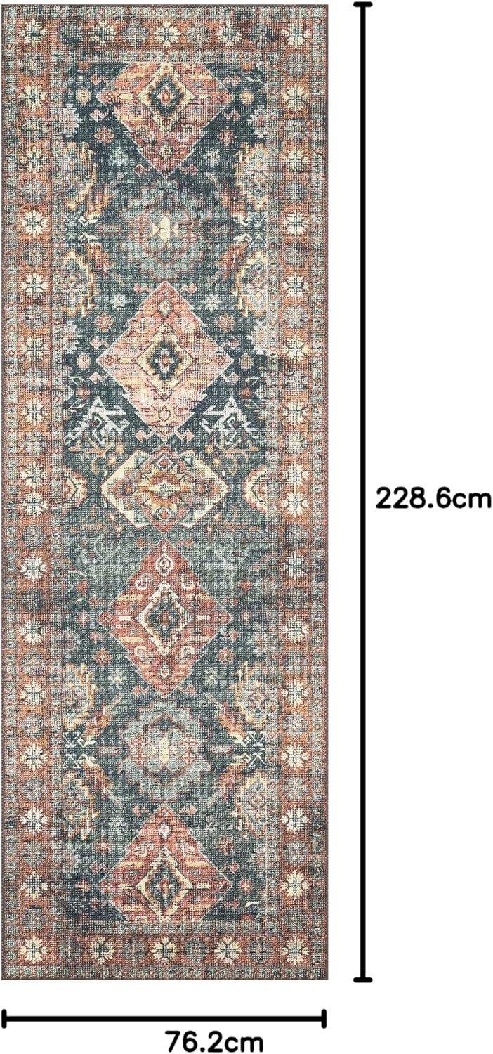 Loloi II Skye Collection SKY-10 Sea/Rust 2'-6