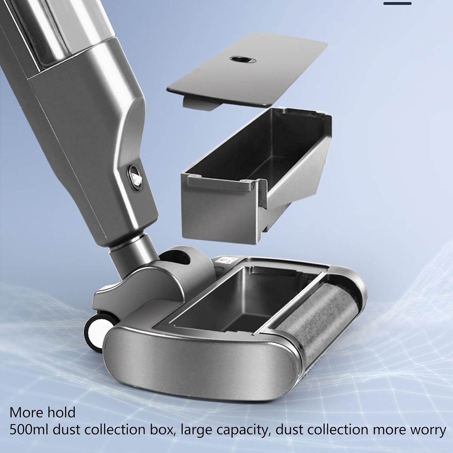 Wet Dry Vacuum Cleaner, USB Rechargeable Handheld Wet Dry Mopping Machine, Floor Cleaner Mop for Home Use