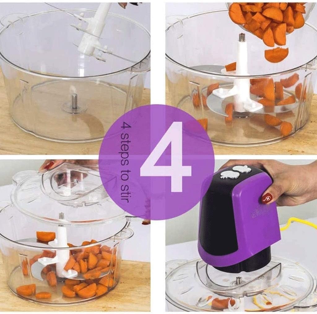 Electric Meat Grinder Machine Stainless Steel Household Electric Food Chopper Mincer Blender Grinder Home Kitchen Food Processor for Meat Fruit