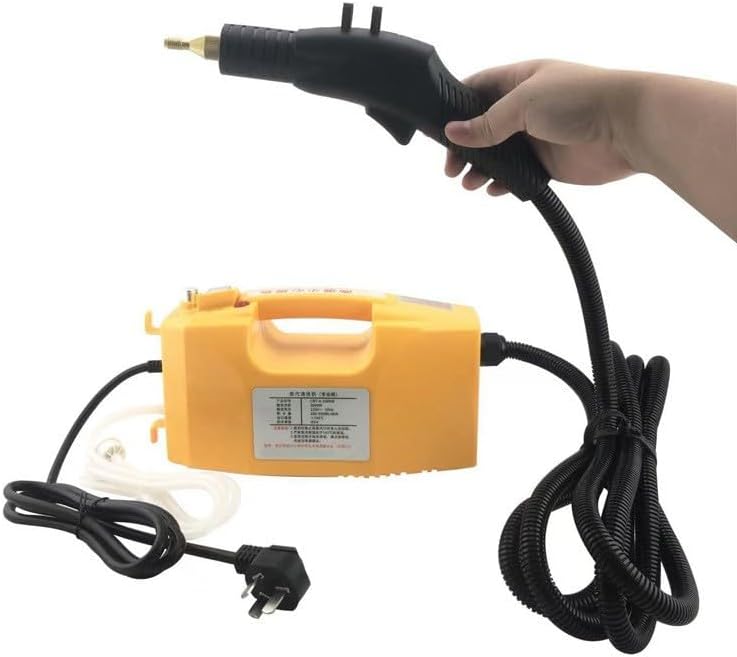 1700W Household Home Use High Pressure Washing Machine Mini Portable Pressure Steam Cleaner (Yellow)