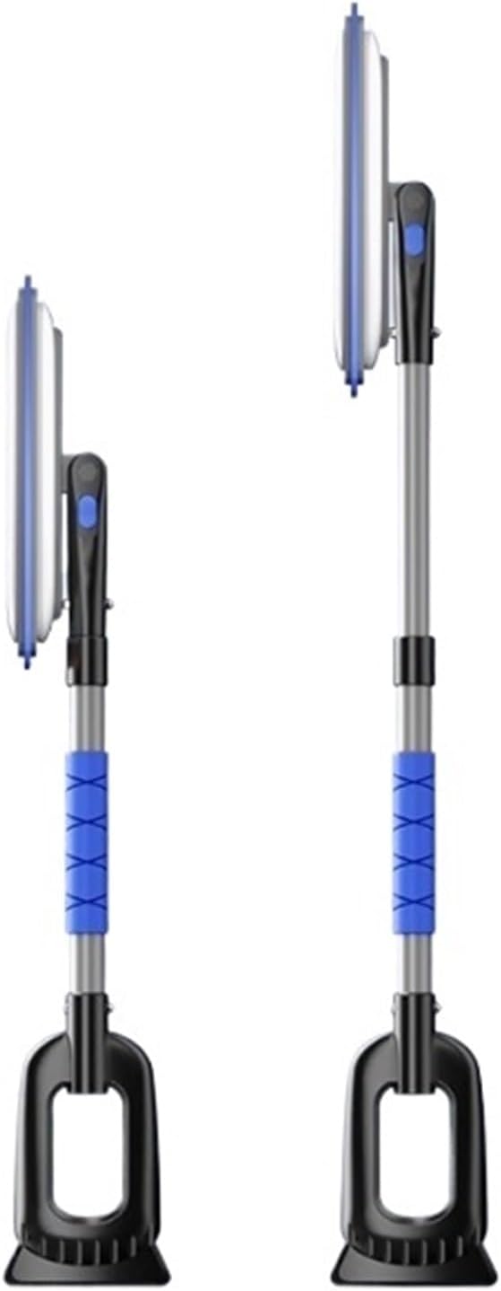 High-end Car Snow Shovel, Snow Sweeper Brush, Snow Shovel Artifact, Car Snow Removal Tool, De-Icing Shovel, Glass Defrost Shovel(Blue)
