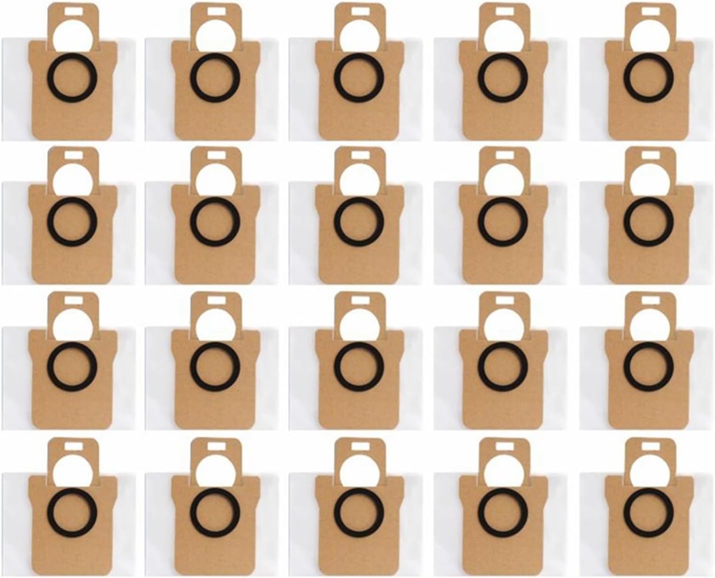 Vacuum Cleaner Main Side Brush Hepa Filter Mop Dust Bag Replacement Parts，Compatible for Dreame Bot L20 Ultra / X20 Pro(20PCS B)