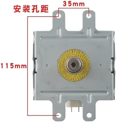 Microwave Oven Magnetron Replacement Spare Parts Inverter Vacuum Tube Long Bottom Plate Microwave Generator 1080W, Compatible For Toshiba 2M303H, Microwave Oven Accessories