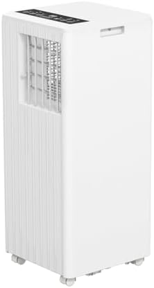 Towallmark Portable Air Conditioners 8000 BTU, Cools up to 350 Sq. Ft 3-in-1 Mobile AC for Room with Dehumidifier Fan Sleep Mode, 24H Timer, Remote Control, and Window Installation Kit Included
