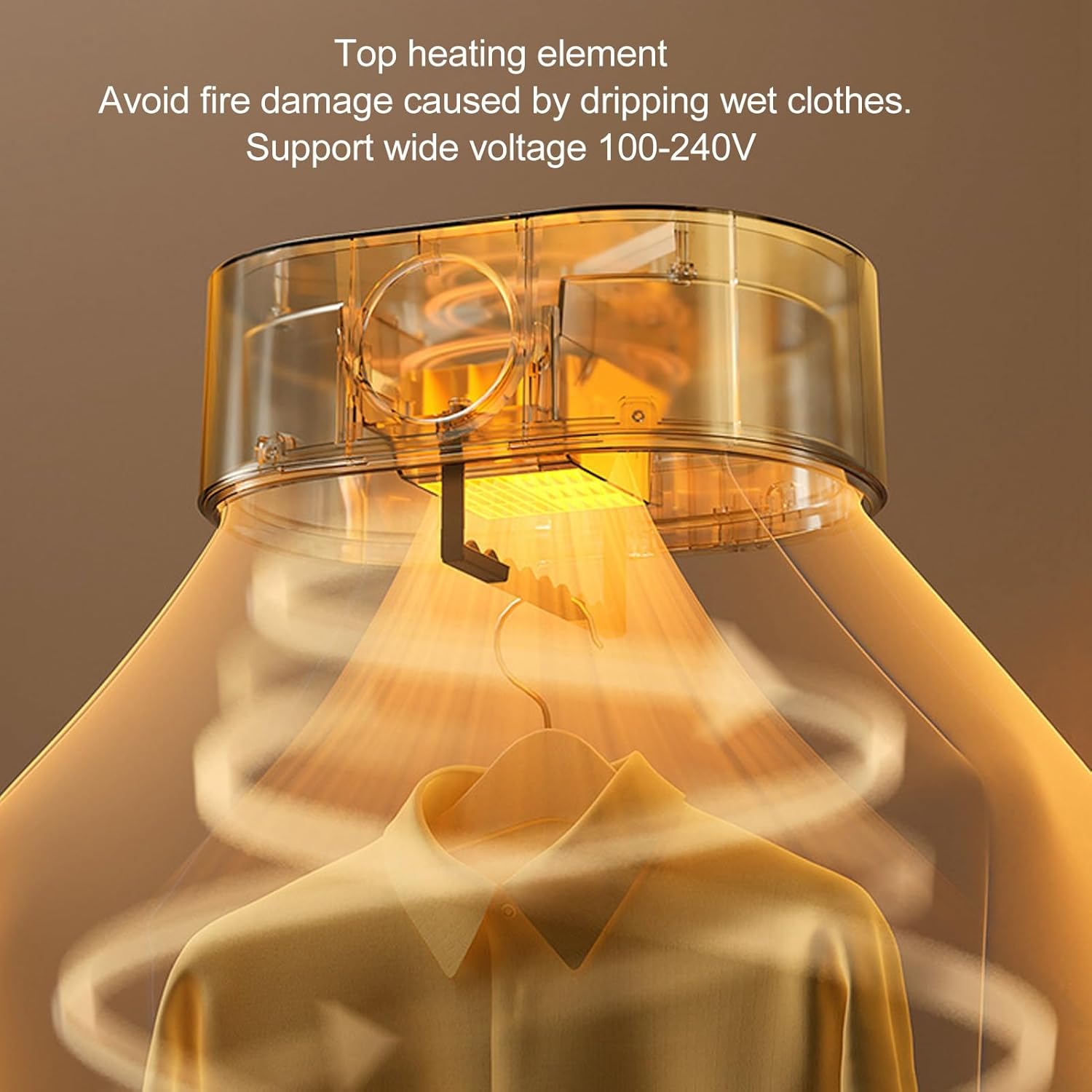 Portable Clothes Dryer, 1200W Foldable Electric Laundry Dryer Adjustable Temperature Timer 33lb Load Small Dryer Machine Clothes Dryer Mini Dryer with Hook for RVs Apartments