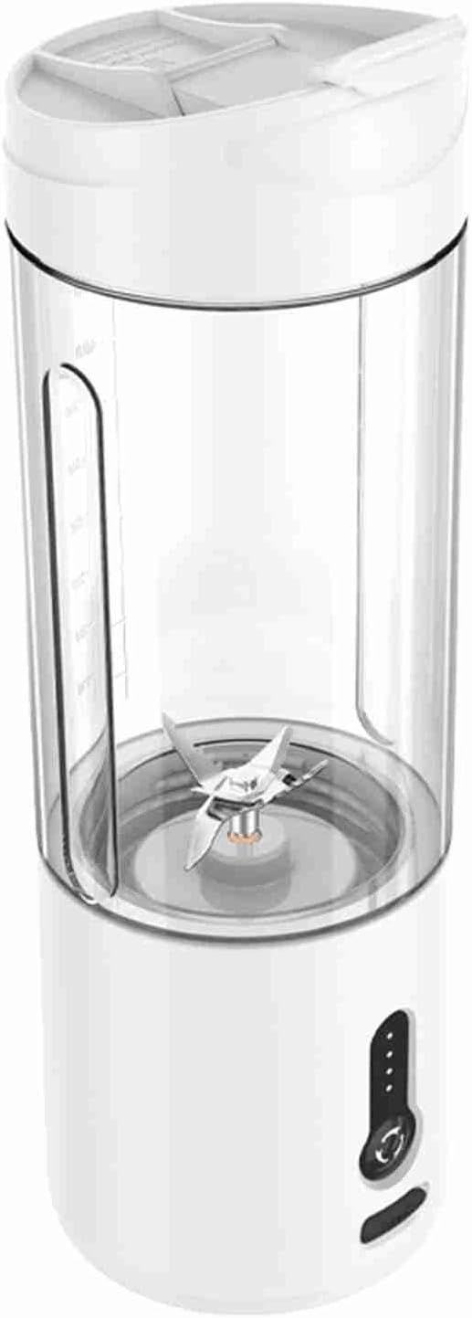 Electric Juicer USB Rechargeable Smoothie Maker Blender Cup with 6 Blades for Travel 4000mAh Battery