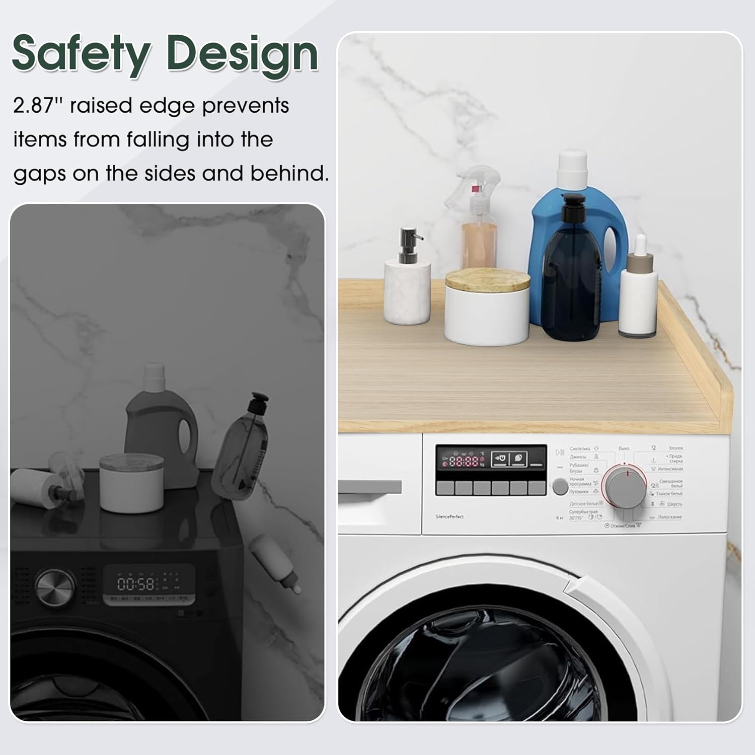 Laundry Countertop with 2.75