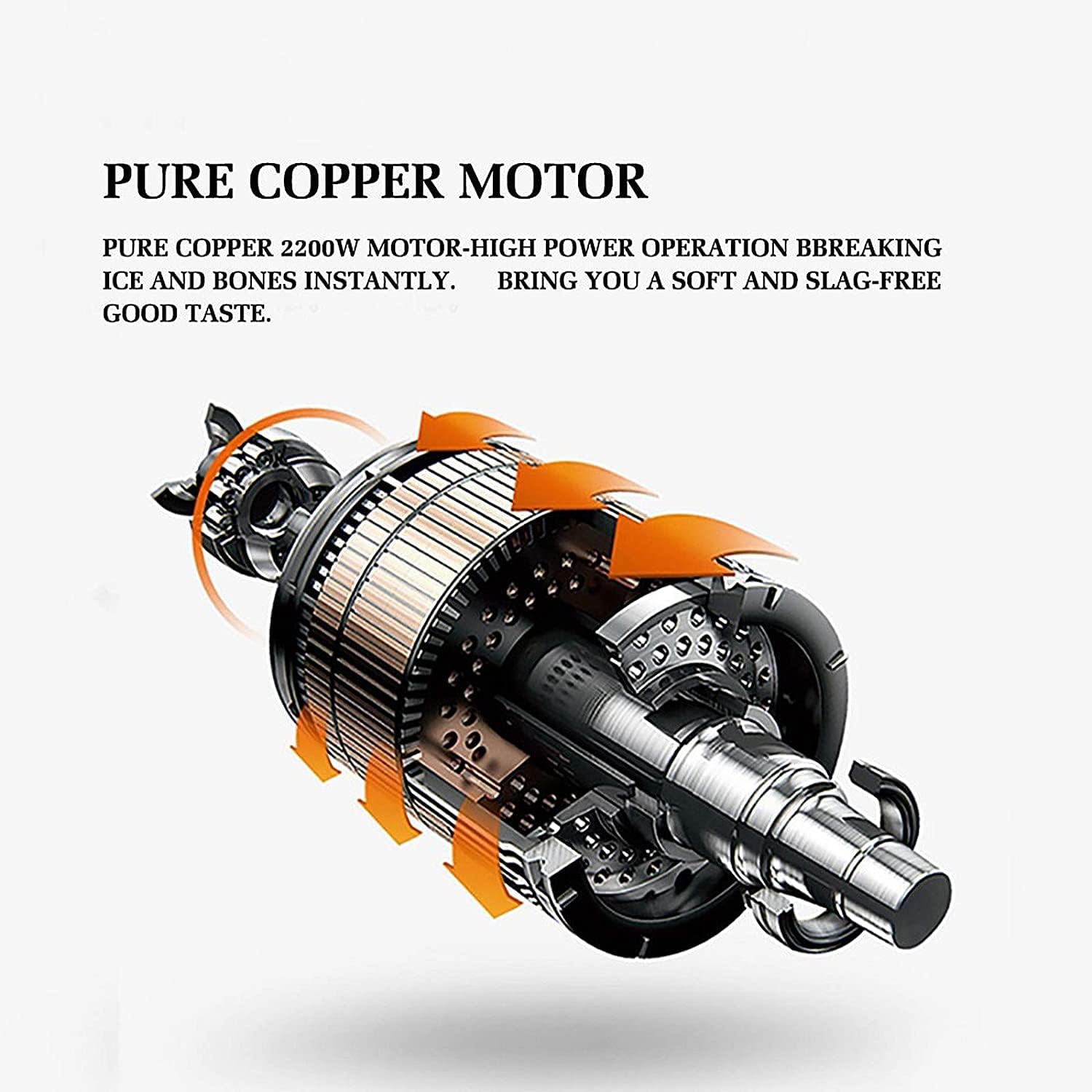 Multifunctional Ice Crusher, Smoothie Blender, High Power Blender, 2L Large Capacity Commercial Blender Milkshake Maker