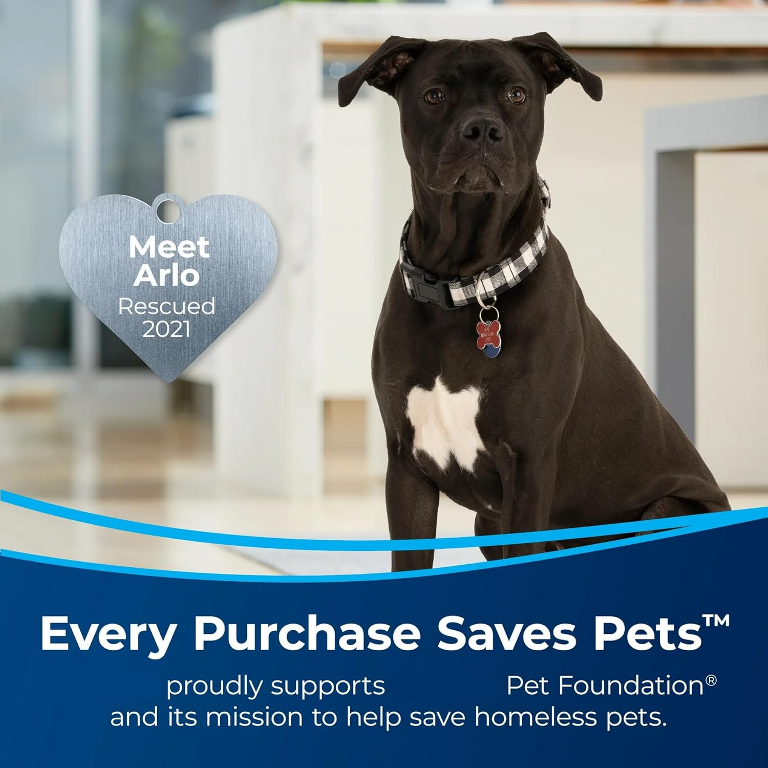 BIISSELLLightweight Upright Vacuum with Helix System, 13‑Inch Path, Extension Wand & On‑Board Tools for Deep Carpet & Hard Floors (Purple)