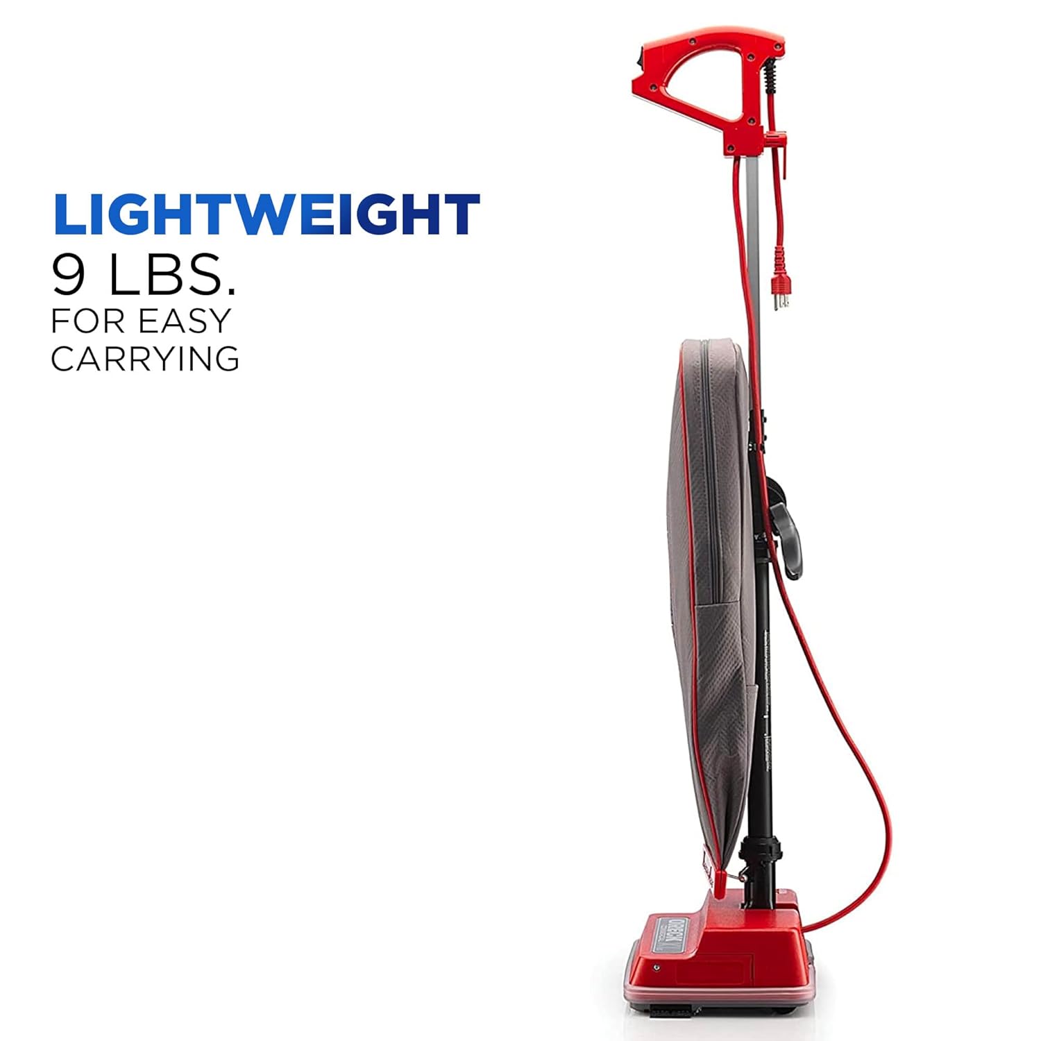 Oreck Commercial Professional Vacuum Cleaner, Bagged Upright Vac for Carpets and Hard Floor, Lightweight, Dual Speed Settings, Powerful Vacuum Cleaners for Commercial Use