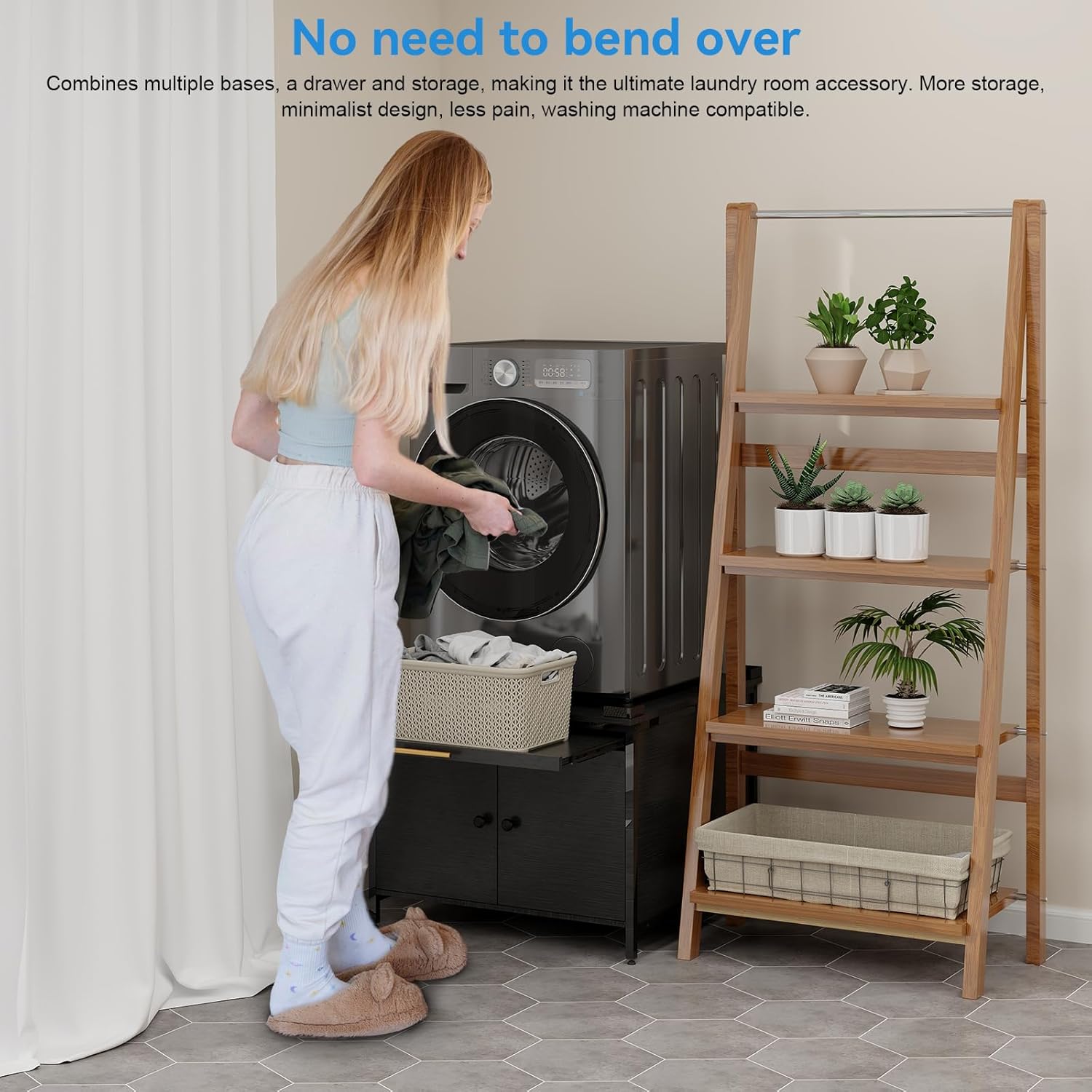 2 Pack Laundry Pedestal for Washer and Dryer, Heavy Duty 29