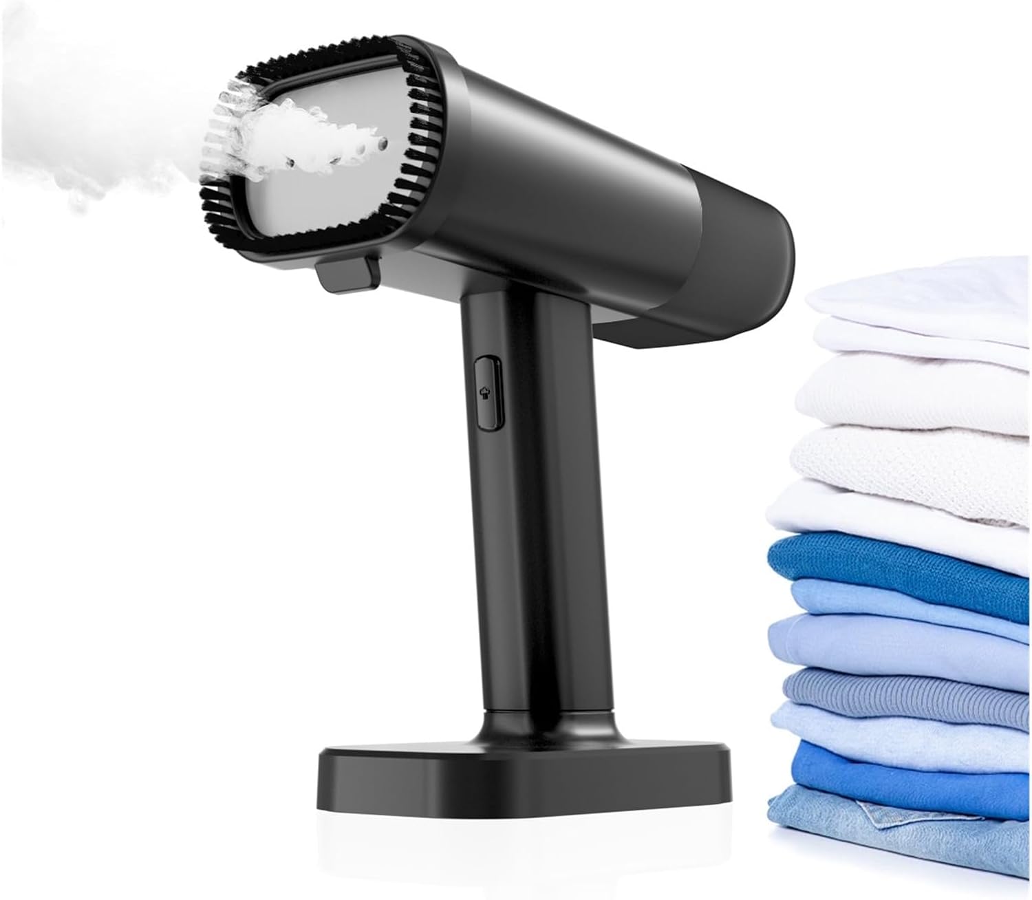 Handheld Garment Steamer, Portable Handheld Garment Steamer Large Capacity Clothes Steaming Iron For Home And Travel Use,Steaming & Ironing,(Black)