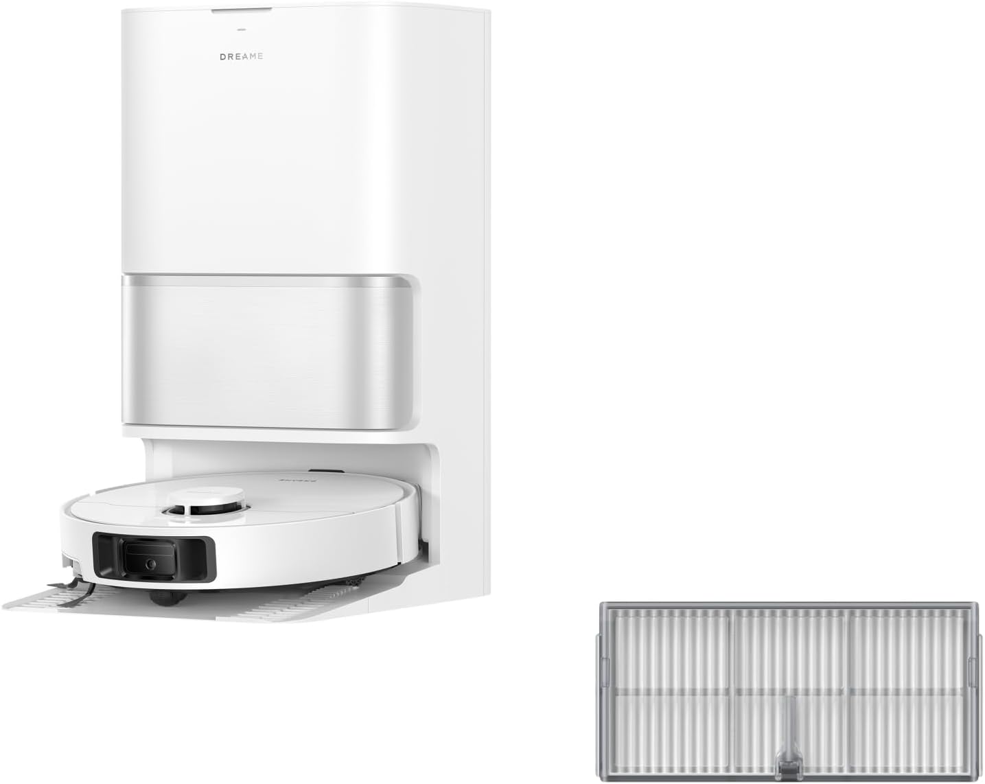 DREAME L40 Ultra Gen 2 Robot Vacuum Cleaner (White) and Dust Box Filter(1PCS)