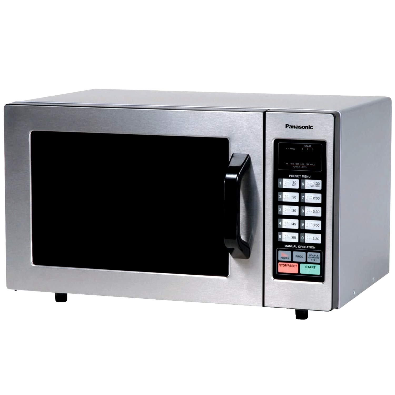 Panasonic 1000W Commercial Microwave Oven With Nordic Ware Deluxe Plate Cover