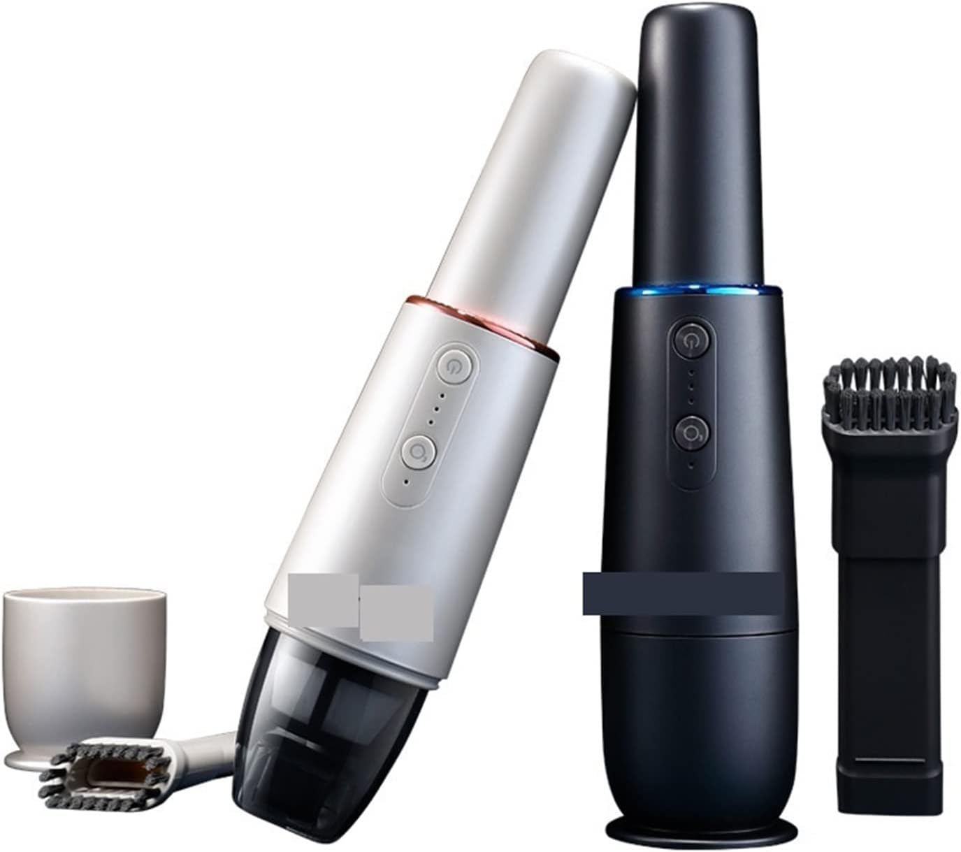 Cordless Car Vacuum Cleaner 2000mAh*2 Battery Handheld Cleaning Wireless Vacuum Cleaner with Filter Element (Color : A)